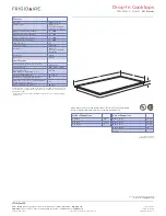 Предварительный просмотр 2 страницы Frigidaire FFEC3005L Q Specification Sheet