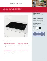 Preview for 1 page of Frigidaire FFEC3025L S Specification Sheet