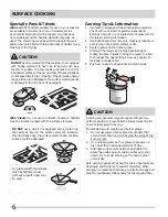 Preview for 6 page of Frigidaire FFEC3225MW Use & Care Manual