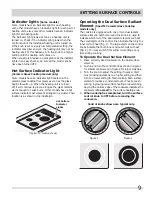 Preview for 9 page of Frigidaire FFEC3225MW Use & Care Manual