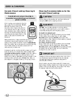 Preview for 12 page of Frigidaire FFEC3225MW Use & Care Manual