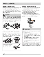 Предварительный просмотр 10 страницы Frigidaire FFED3005LW Important Safety Instructions Manual