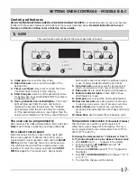 Предварительный просмотр 17 страницы Frigidaire FFED3005LW Important Safety Instructions Manual