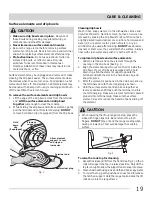 Preview for 19 page of Frigidaire FFEF3015L S Use & Care Manual