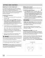 Preview for 16 page of Frigidaire FFEF3016LBA Use & Care Manual