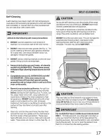 Preview for 17 page of Frigidaire FFEF3016LBA Use & Care Manual