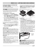 Preview for 17 page of Frigidaire FFEF4005LW Use & Care Manual