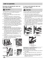 Preview for 26 page of Frigidaire FFEF4005LW Use & Care Manual