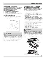 Preview for 27 page of Frigidaire FFEF4005LW Use & Care Manual