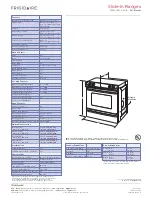 Preview for 2 page of Frigidaire FFES3025L S Features & Dimensions