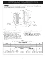 Preview for 2 page of Frigidaire FFET2725LSB Installation Instructions Manual