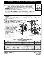 Frigidaire FFET3025PB Installation Instructions Manual preview