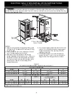 Preview for 2 page of Frigidaire FFET3025PB Installation Instructions Manual