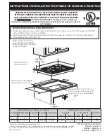 Предварительный просмотр 17 страницы Frigidaire FFET3026TD Installation Instructions Manual