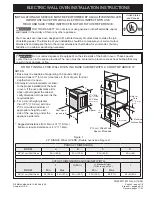 Предварительный просмотр 1 страницы Frigidaire FFEW2415QB Installation Instructions Manual