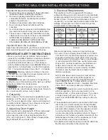 Preview for 2 page of Frigidaire FFEW2415QB Installation Instructions Manual