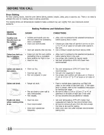 Preview for 18 page of Frigidaire FFEW2725LBA Use & Care Manual