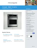 Frigidaire FFEW3025P Brochure & Specs предпросмотр