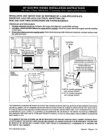 Frigidaire FFF318AWA Installation Instructions preview