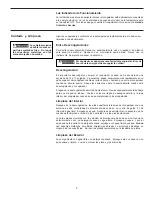 Предварительный просмотр 5 страницы Frigidaire FFFC05M2KW (Spanish) Owner'S Manual