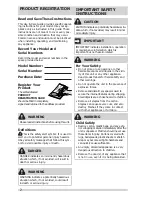 Preview for 2 page of Frigidaire FFFC13M4TW Use & Care Manual