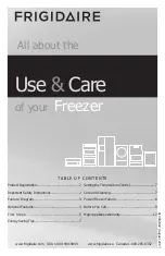 Frigidaire FFFC20M4TW Use & Care Manual preview