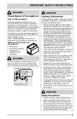 Preview for 3 page of Frigidaire FFFC20M4TW Use & Care Manual