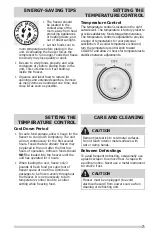 Preview for 7 page of Frigidaire FFFC20M4TW Use & Care Manual