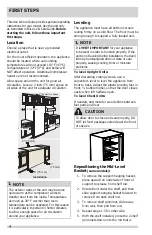 Preview for 4 page of Frigidaire FFFH17F2QW Use & Care Manual