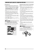 Preview for 4 page of Frigidaire FFFW5000Q Use And Care Manual