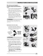 Preview for 21 page of Frigidaire FFFW5100PW Important Safety Instructions Manual