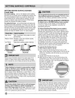 Preview for 8 page of Frigidaire FFGC2605LWA Use & Care Manual