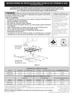 Preview for 10 page of Frigidaire FFGC3025LBC Installation Instructions Manual