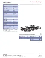 Preview for 2 page of Frigidaire FFGC3613LB Product Specifications