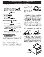 Preview for 3 page of Frigidaire FFGF3011L Installation Instructions Manual