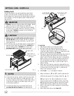 Предварительный просмотр 12 страницы Frigidaire FFGF3013L Use & Care Manual