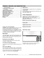 Preview for 2 page of Frigidaire FFGF3052TS Use & Care Manual