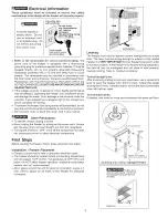 Preview for 3 page of Frigidaire FFH1767GW0 Use & Care Manual