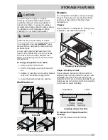 Предварительный просмотр 27 страницы Frigidaire FFH17F7HWC Use & Care Manual