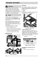 Предварительный просмотр 24 страницы Frigidaire FFHB2740PE Use And Care Manual