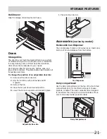 Предварительный просмотр 21 страницы Frigidaire FFHB2740PP Use And Care Manual