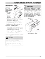 Предварительный просмотр 23 страницы Frigidaire FFHB2740PS5 Use & Care Manual