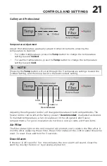 Предварительный просмотр 21 страницы Frigidaire FFHI1835VS Use & Care Manual