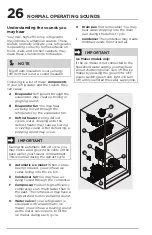 Предварительный просмотр 26 страницы Frigidaire FFHI1835VS Use & Care Manual