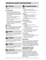 Preview for 2 page of Frigidaire FFHI2131 Use & Care Manual