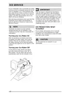 Preview for 12 page of Frigidaire FFHI2131 Use & Care Manual