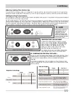 Предварительный просмотр 11 страницы Frigidaire FFHS2311L Use & Care Manual