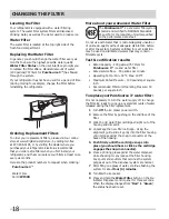 Предварительный просмотр 18 страницы Frigidaire FFHS2311L Use & Care Manual