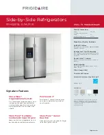 Frigidaire FFHS2313L M Specification Sheet предпросмотр