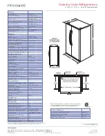 Предварительный просмотр 2 страницы Frigidaire FFHS2611L Q Product Specifications